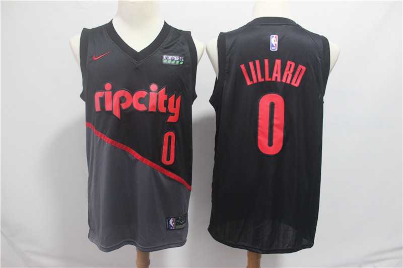 Blazers 0 Damian Lillard Black 2018 19 City Edition Nike Swingman Jersey,We sell and wholesale Blazers 0 Damian Lillard Black 2018 19 City Edition Nike Swingman Jersey on line form chian!